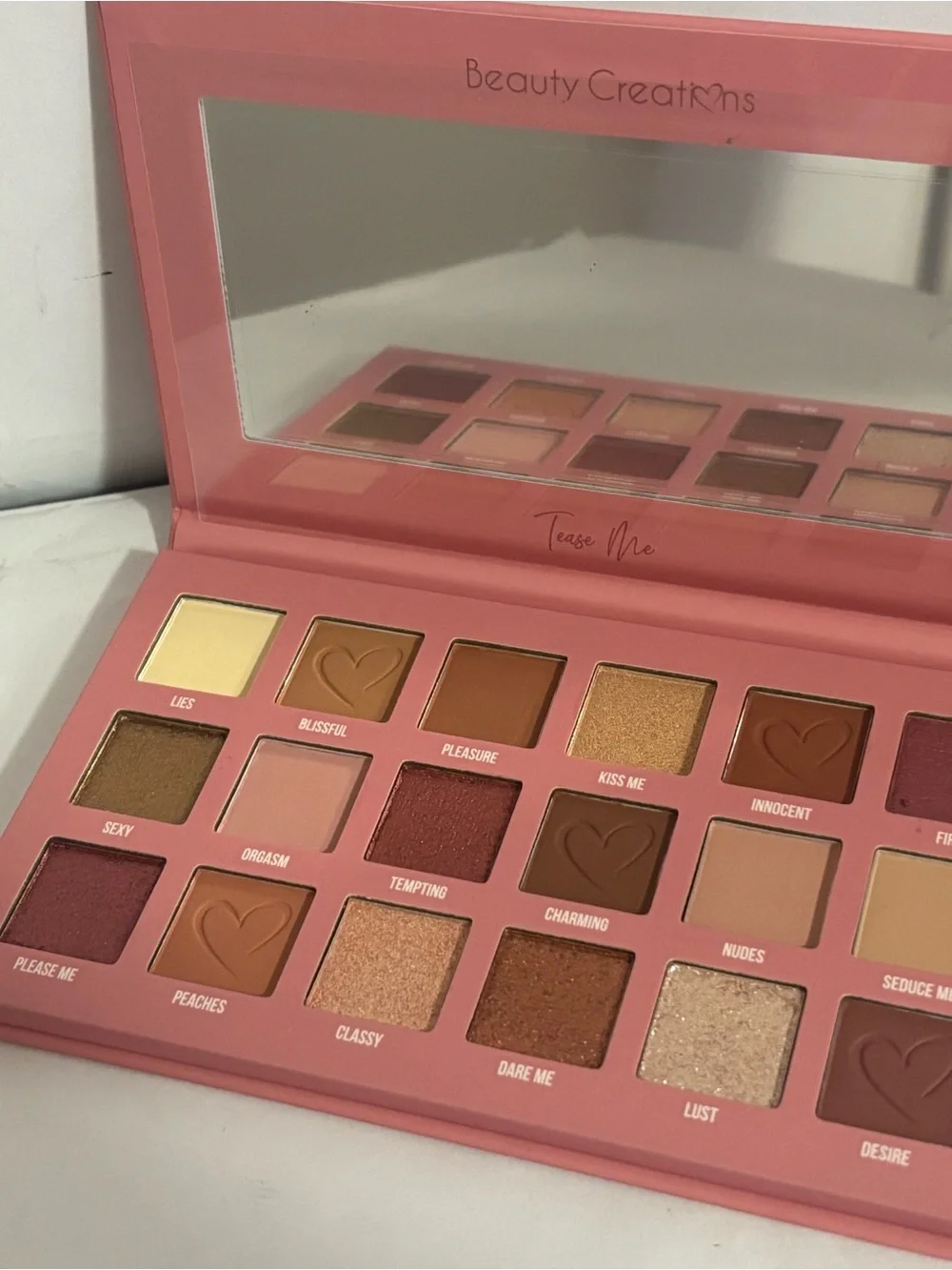 Beauty Creations Tease Me Eyeshadow Palette - Pink & Gold Tones